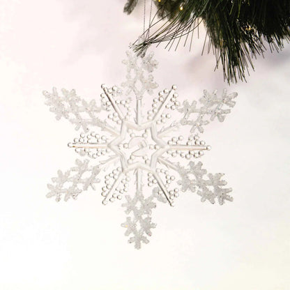 ACRYLIC GLITTER SNOWFLAKE