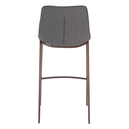 MAGNUS BARSTOOL SLATE GRAY & WALNUT