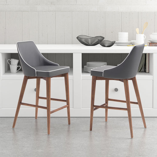 MOOR COUNTER STOOL DARK GRAY