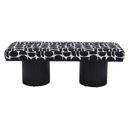 BOTOIA BENCH BLACK & WHITE