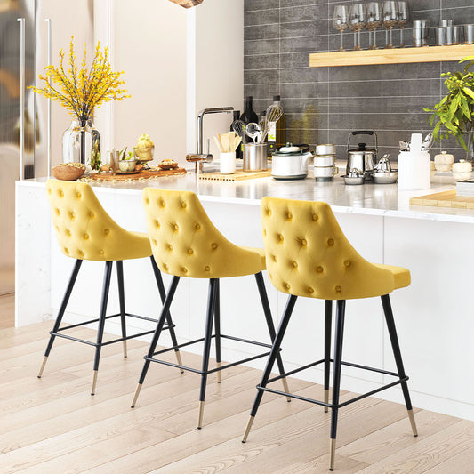PICCOLO COUNTER STOOL YELLOW