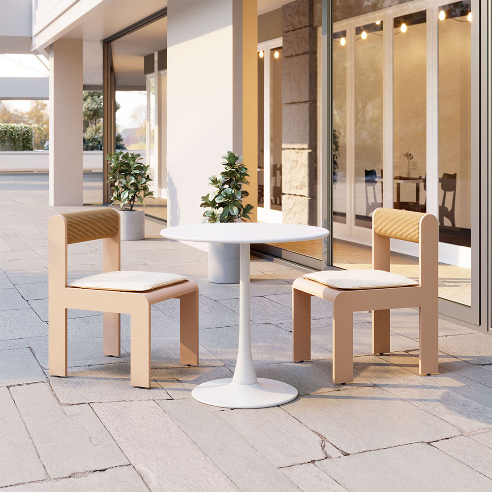 ISLAND DINING CHAIR WHITE