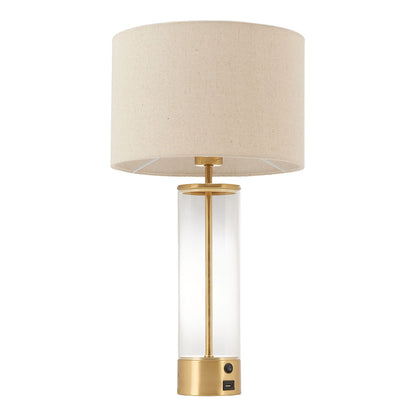 BOREAL TABLE LAMP BEIGE & GOLD