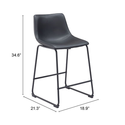 SMART COUNTER STOOL BLACK