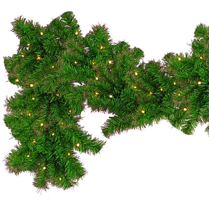 ALPINE GREEN CHRISTMAS GARLAND