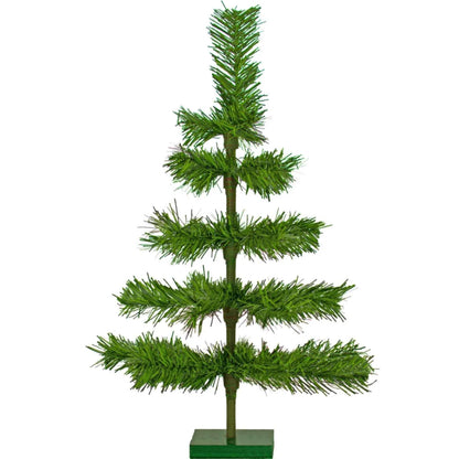 ALPINE GREEN TINSEL CHRISTMAS TREE