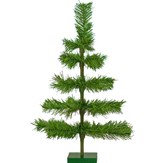 ALPINE GREEN TINSEL CHRISTMAS TREE