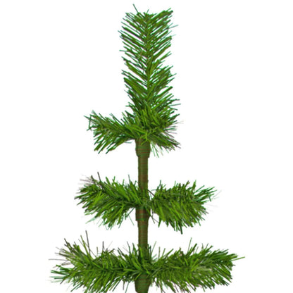 ALPINE GREEN TINSEL CHRISTMAS TREE