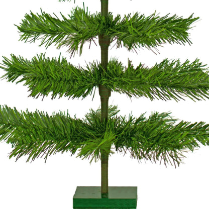 ALPINE GREEN TINSEL CHRISTMAS TREE