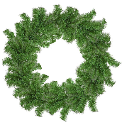 ALPINE GREEN TINSEL CHRISTMAS WREATHS