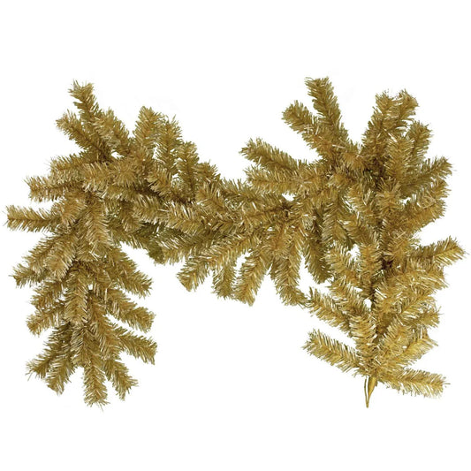 ANTIQUE GOLD CHRISTMAS GARLAND