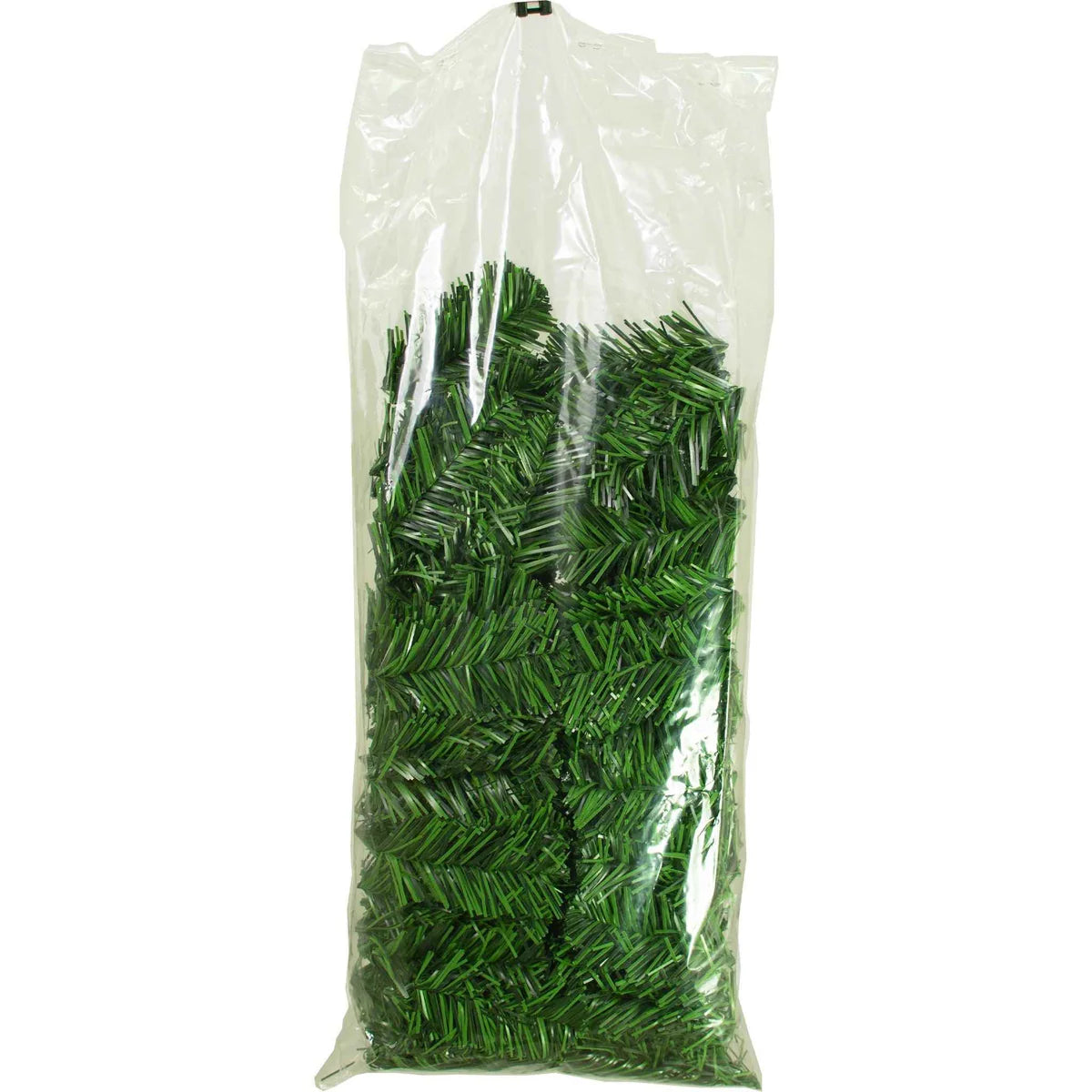 ARTIFICIAL ALPINE GREEN PINE NEEDLE BRUSH - 1 LB BAG (150+ PIECES)