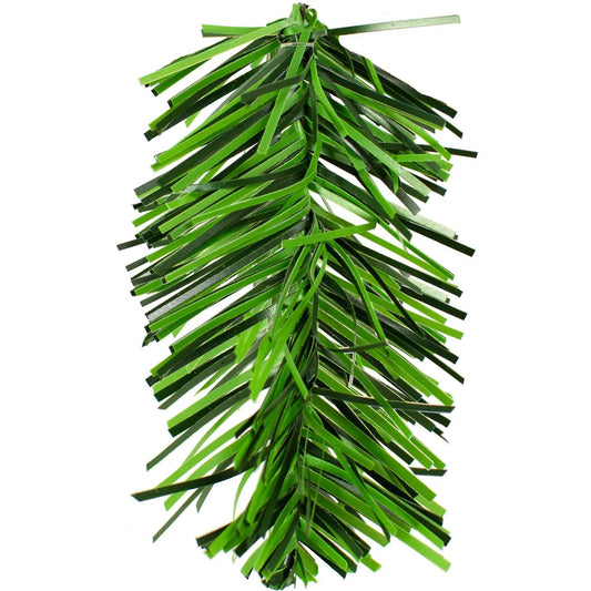 ARTIFICIAL ALPINE GREEN PINE NEEDLE BRUSH - 1 LB BAG (150+ PIECES)