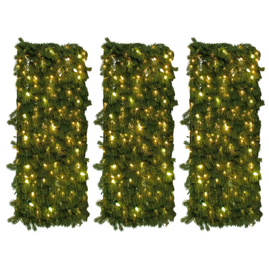 ARTIFICIAL GREENERY WALL PANELS WITH LED LIGHTS