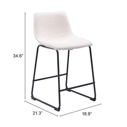SMART COUNTER STOOL IVORY