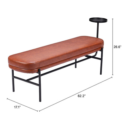 PLOCE BENCH BROWN