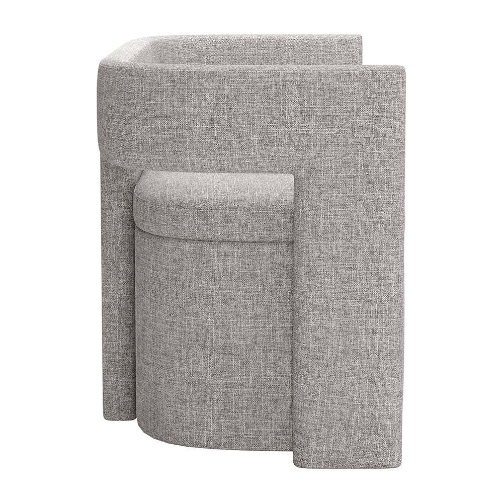 PAPUA STORAGE BENCH GRAY