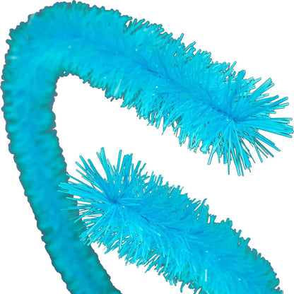 BABY BLUE TINSEL GARLAND