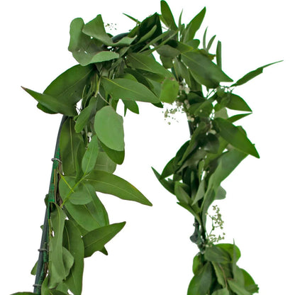 BAY LEAF HANGING HEART WREATH