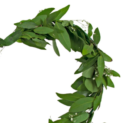 BAY LEAF HANGING HEART WREATH