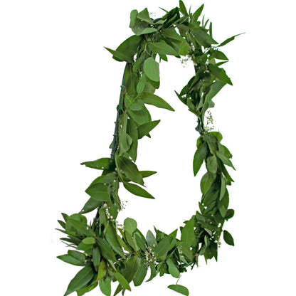BAY LEAF HANGING HEART WREATH