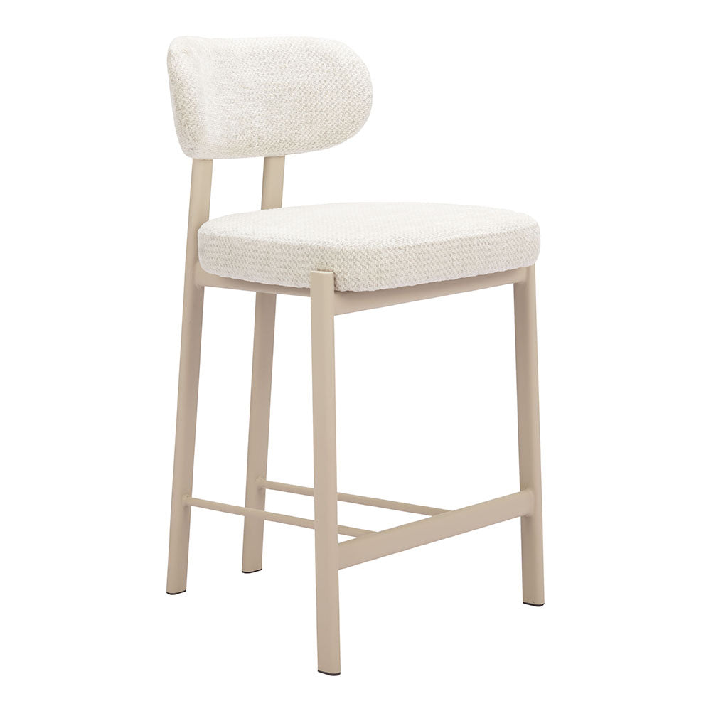 AUREA COUNTER STOOL LIGHT GRAY