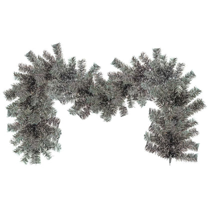BLACK & SILVER CHRISTMAS GARLAND