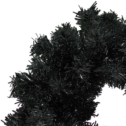 BLACK TINSEL CHRISTMAS WREATHS