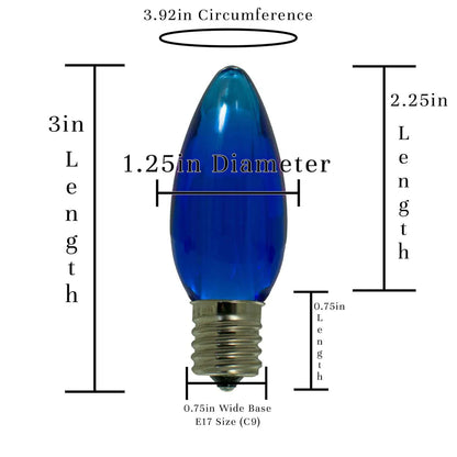 BLUE LED LIGHT BULBS