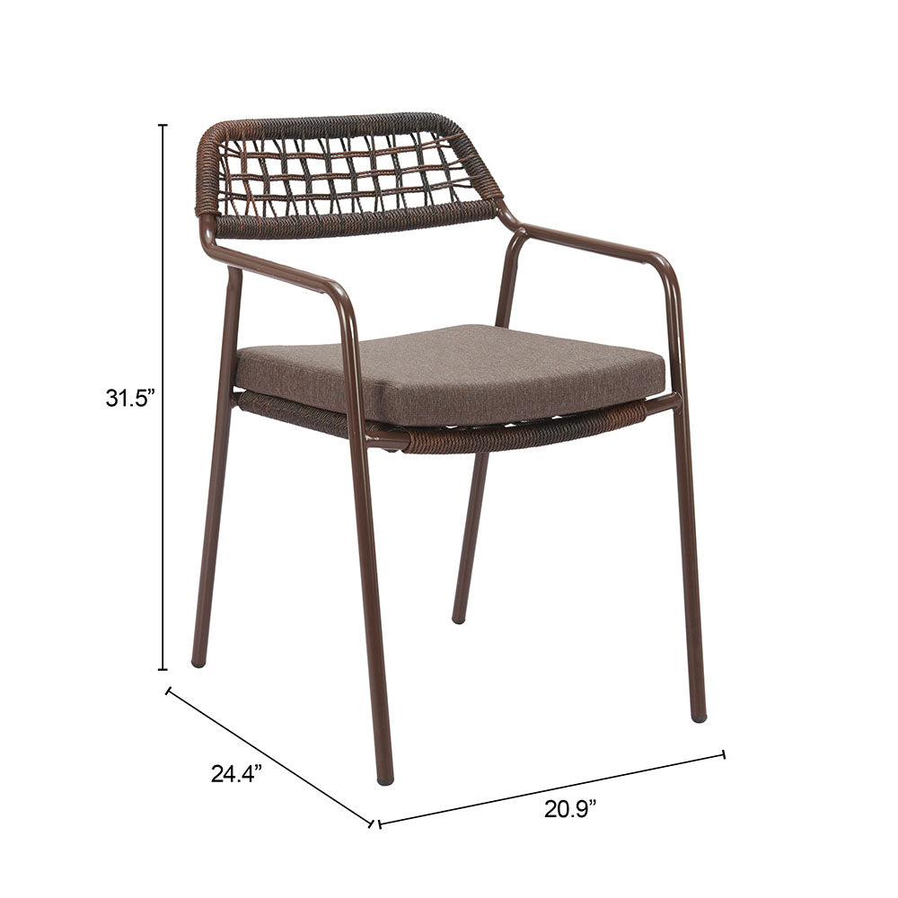 RIO DINING CHAIR BROWN