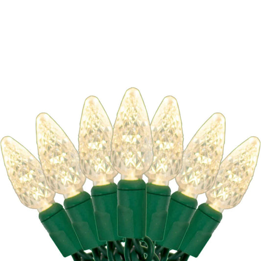 C6 LED WARM WHITE CHRISTMAS LIGHTS