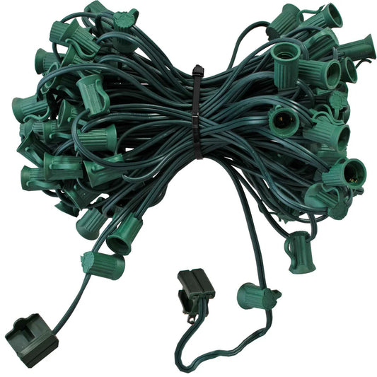 C7 OUTDOOR PATIO STRING LIGHTING CORD - 9IN SPACING