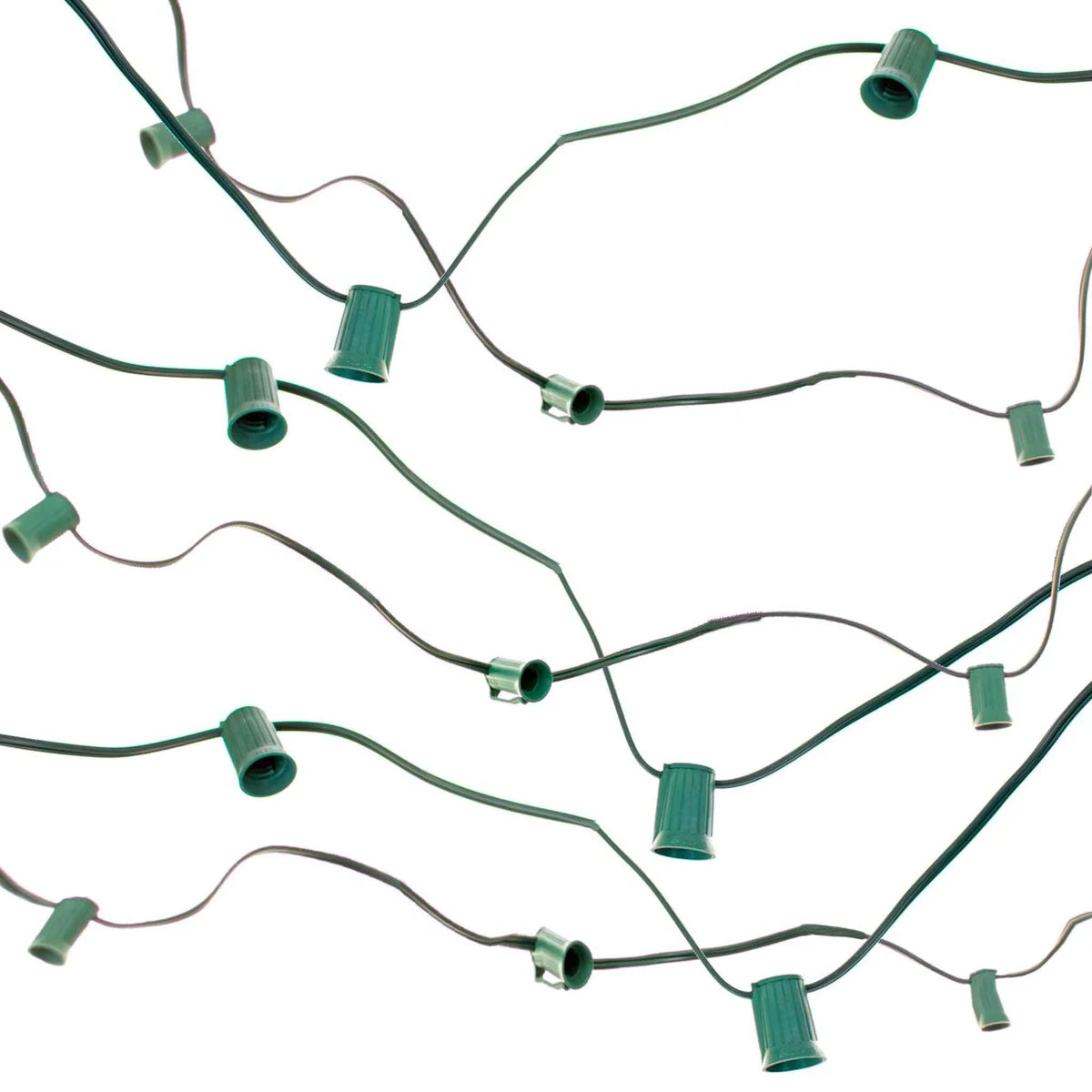 C7 OUTDOOR PATIO STRING LIGHTING CORD - 9IN SPACING