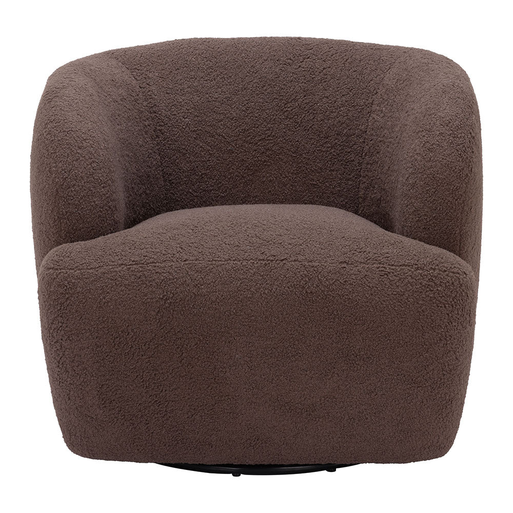 GOVAN SWIVEL CHAIR BROWN
