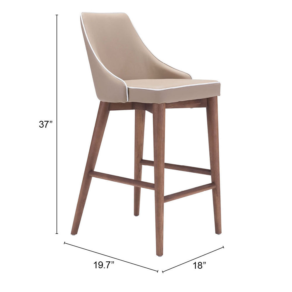 MOOR COUNTER STOOL BEIGE