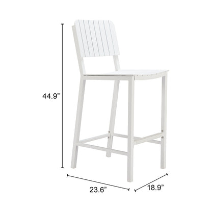 KAYU BARSTOOL WHITE