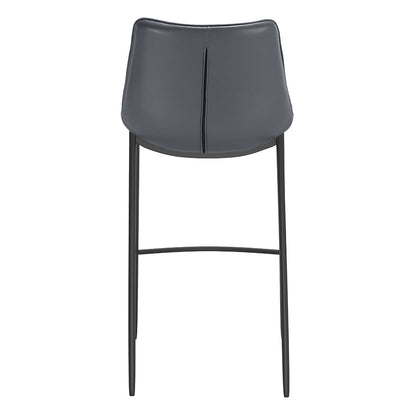 MAGNUS BARSTOOL DARK GRAY & BLACK