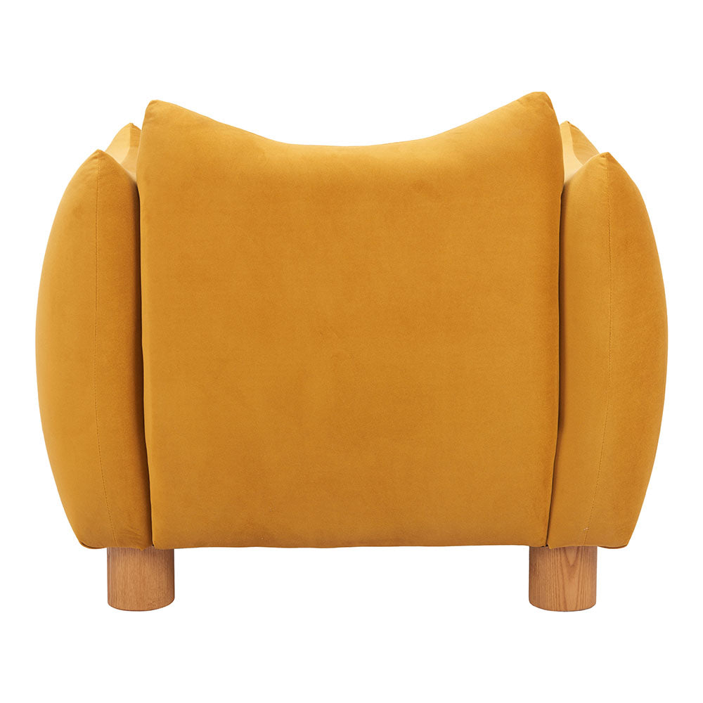 MEIA ACCENT CHAIR MUSTARD