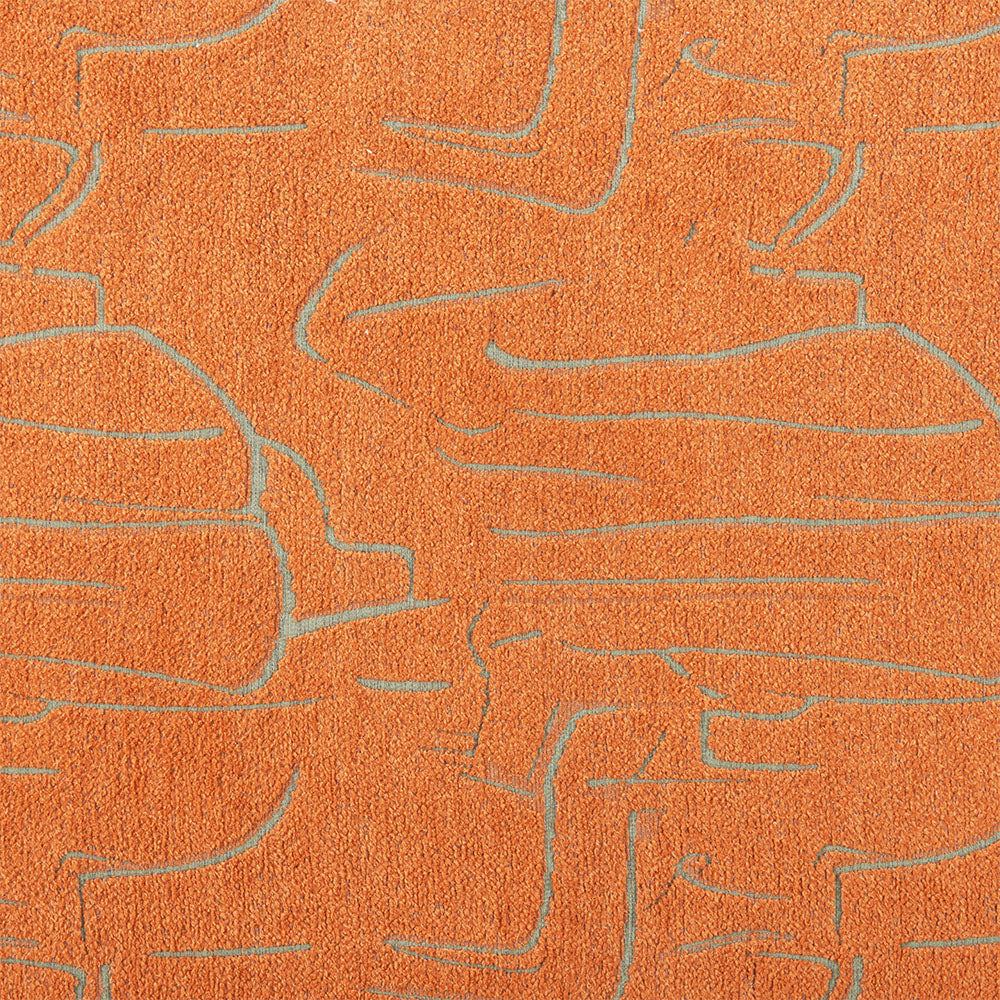 NENDO BENCH ABSTRACT ORANGE