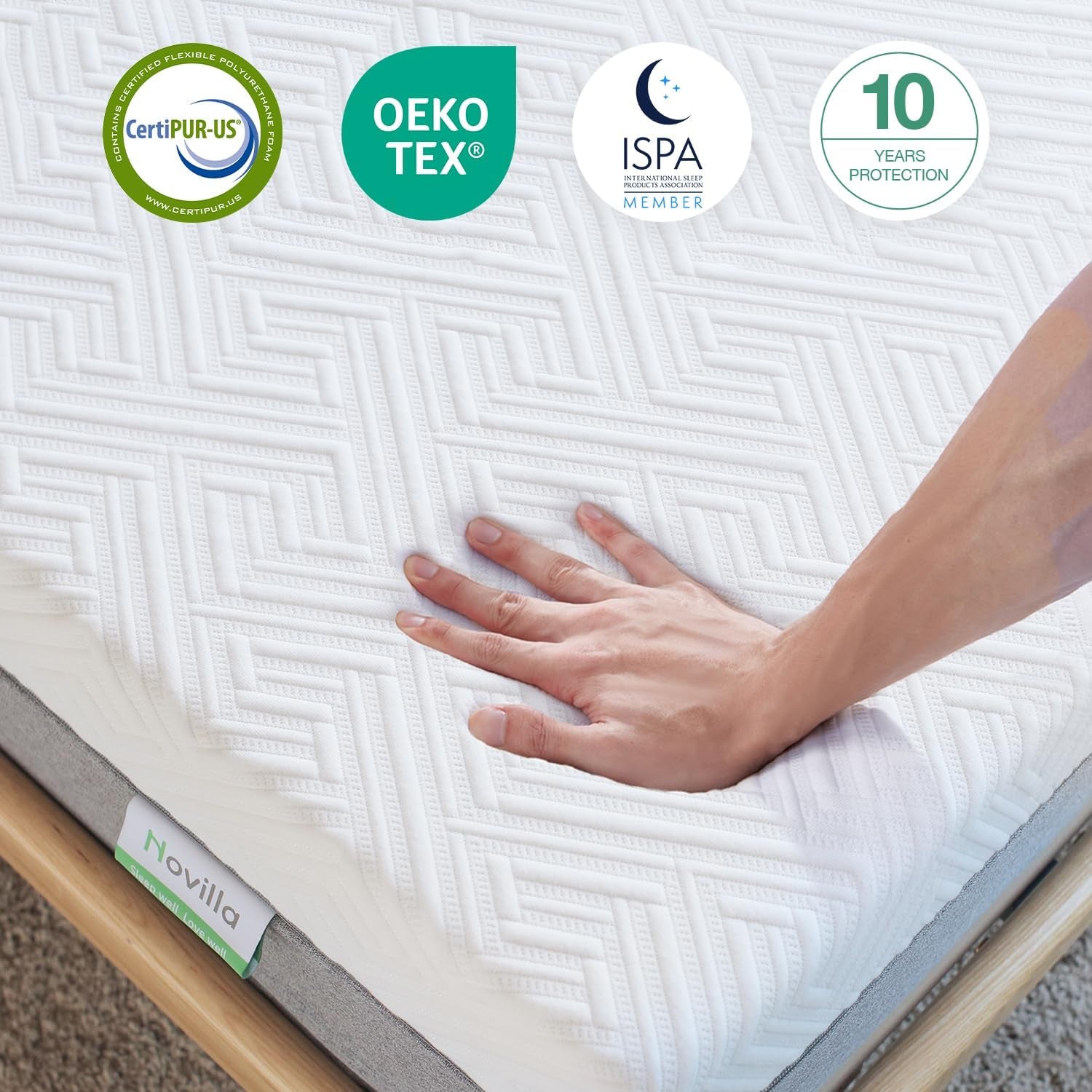 Oaklyn 12" Cloud-Support Gel Memory Foam Mattress | King