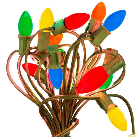 CERAMIC MULTI-COLOR PATIO STRING LIGHTS
