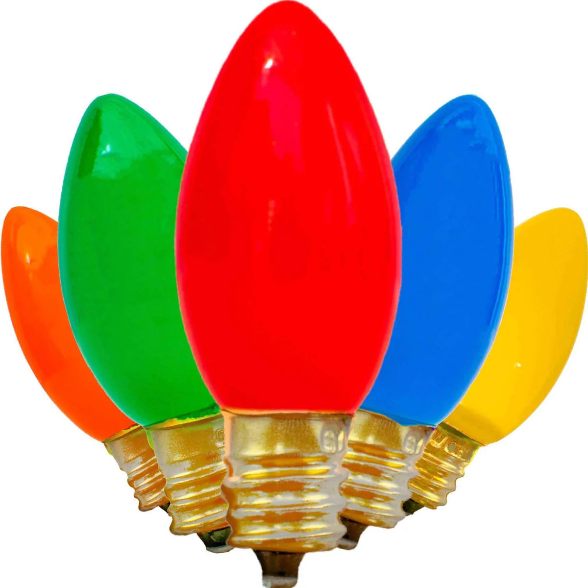 CERAMIC MULTI-COLOR PATIO STRING LIGHTS