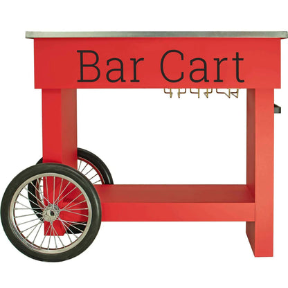 CHAMPAGNE & WINE BAR CART