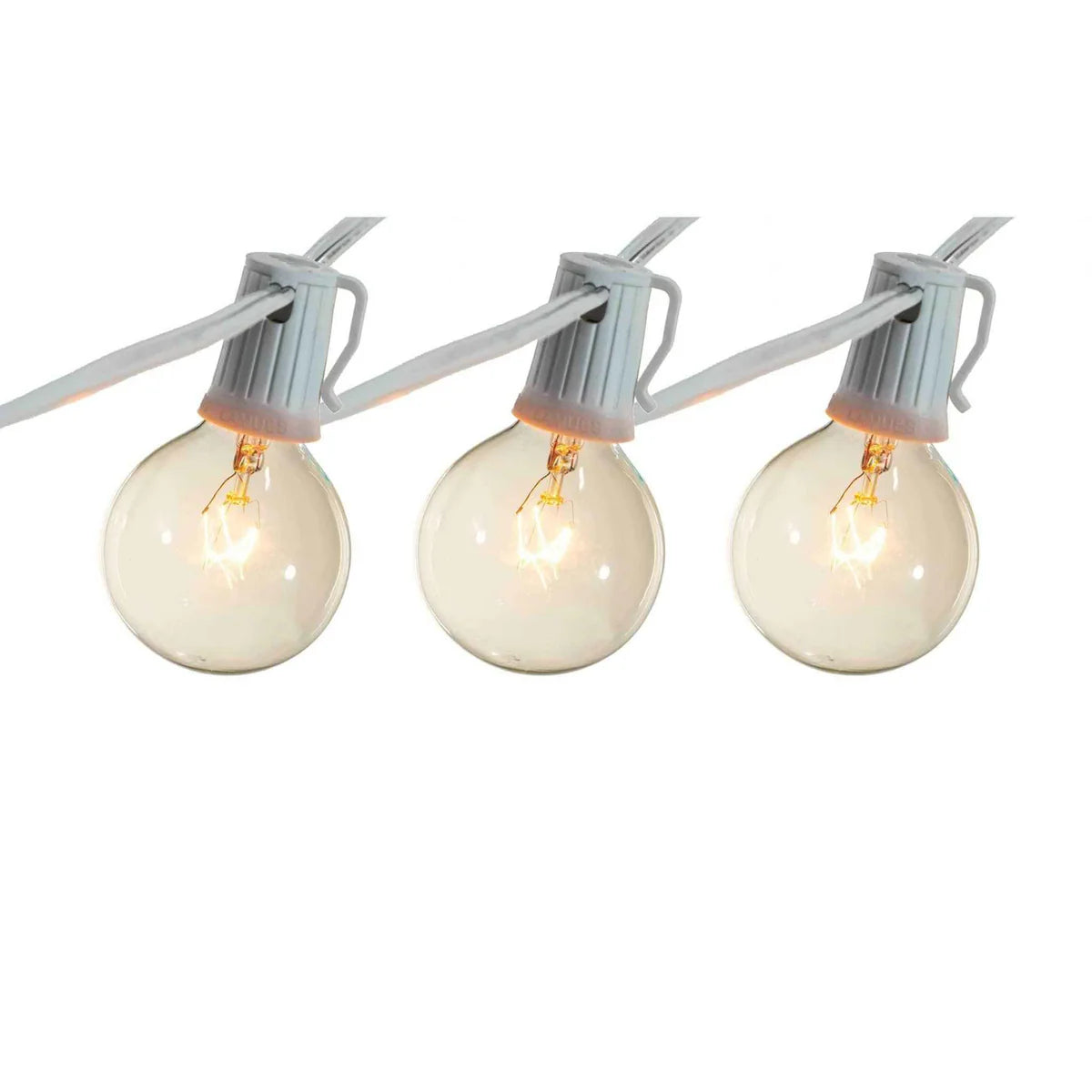 CLEAR G50 GLOBE LIGHT BULBS