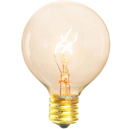 CLEAR G50 GLOBE LIGHT BULBS