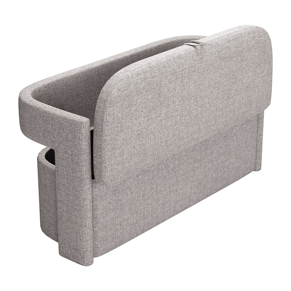 PAPUA STORAGE BENCH GRAY