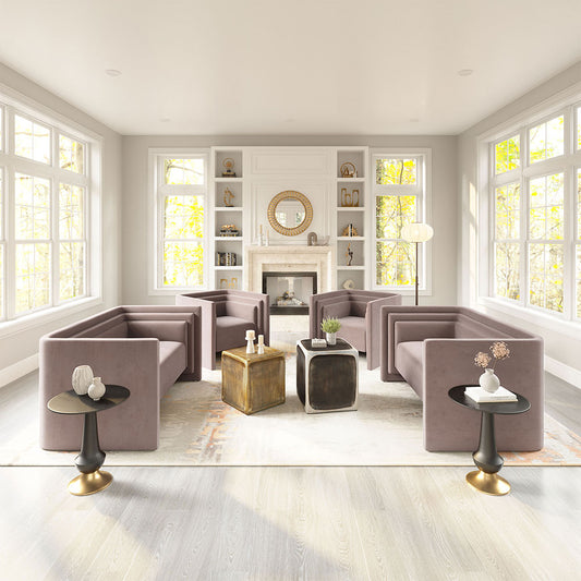 TRIPPEL LOVESEAT TAUPE