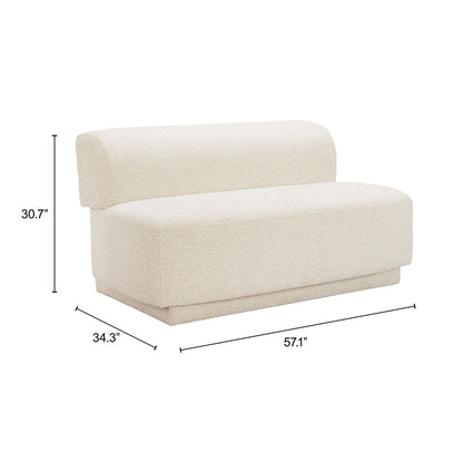 ANESE LOVESEAT MULTIGRAIN BEIGE