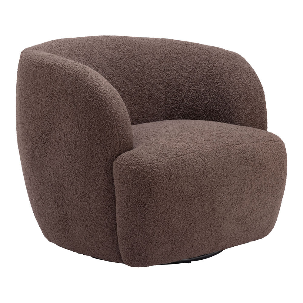 GOVAN SWIVEL CHAIR BROWN