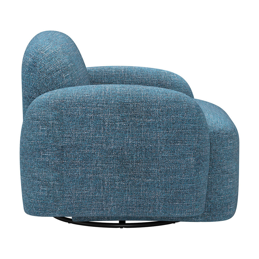 CLEO SWIVEL CHAIR BLUE